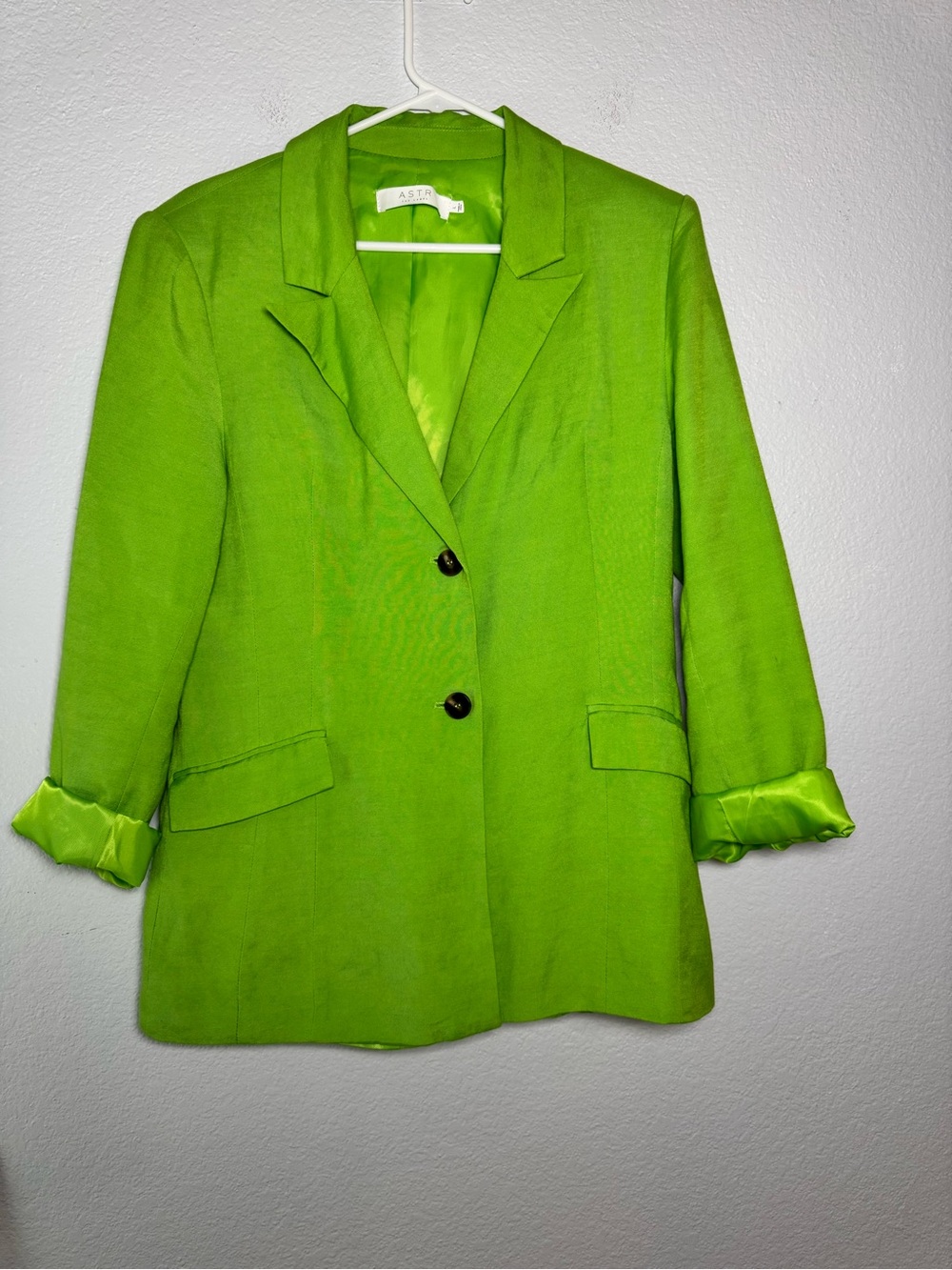 ASTR Lime Green Blazer